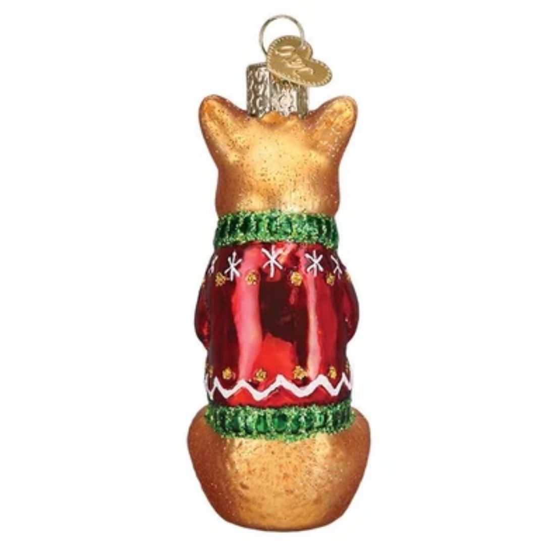 Old World Christmas - Christmas Corgi Ornament-Southern Agriculture