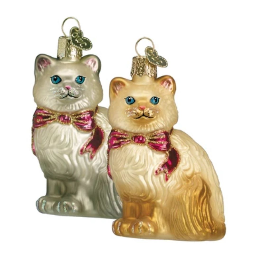 Old World Christmas - Himalayan Kitty Ornament-Southern Agriculture