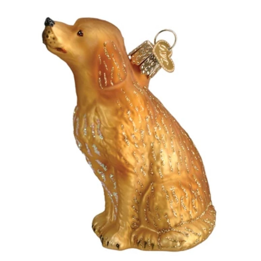 Old World Christmas - Sitting Golden Ornament-Southern Agriculture