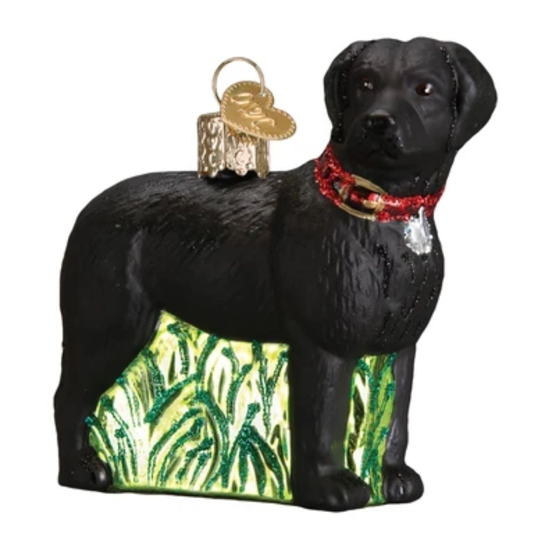 Old World Christmas - Black Lab Ornament-Southern Agriculture