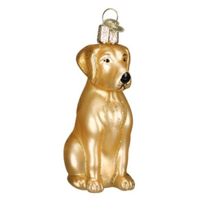 Old World Christmas - Yellow Lab Ornament-Southern Agriculture