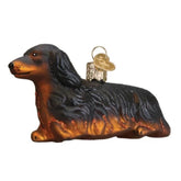 Old World Christmas - Long-haired Dachshund Ornament-Southern Agriculture