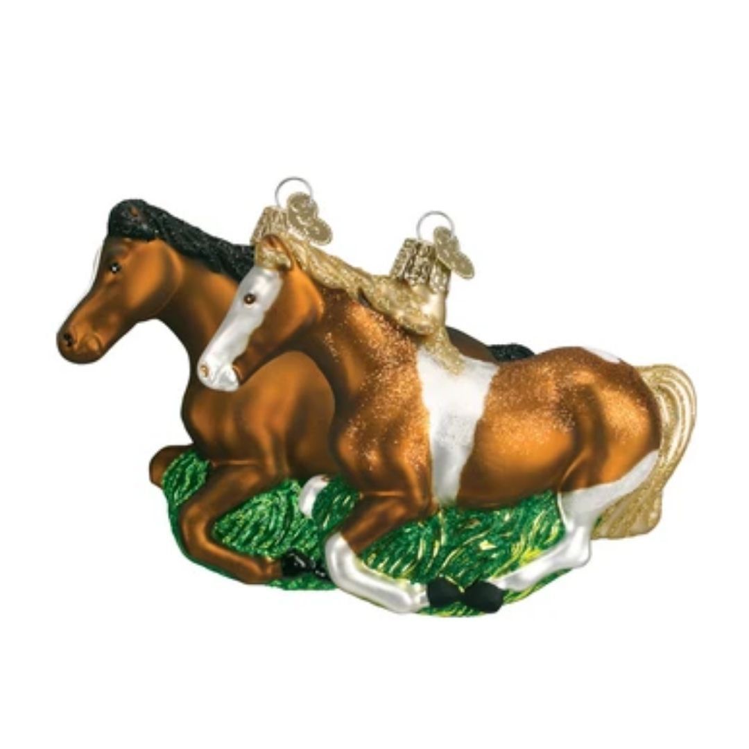 Old Christmas - Mustang Ornament-Southern Agriculture