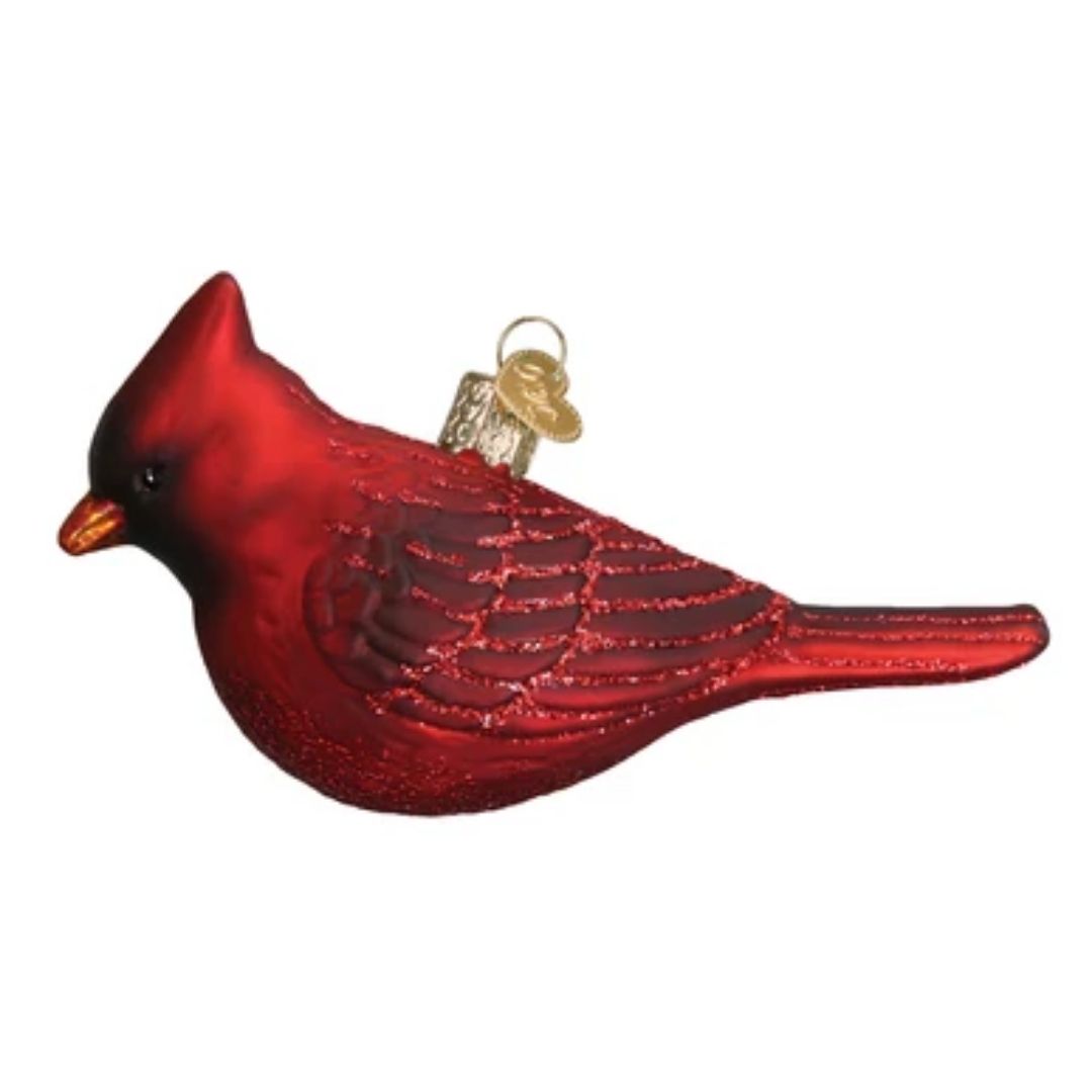 Old World Christmas - Northern Cardinal Ornament-Southern Agriculture