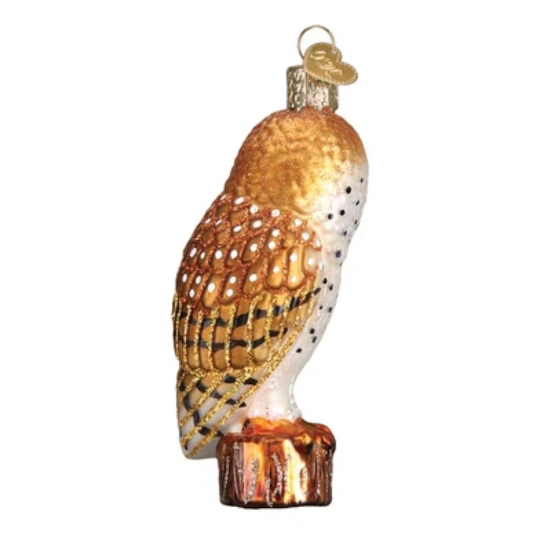 Old World Christmas - Barn Owl Ornament-Southern Agriculture