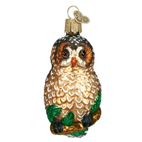 Old World Christmas - Spotted Owl Ornament-Southern Agriculture