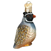 Old World Christmas - Partridge Ornament-Southern Agriculture
