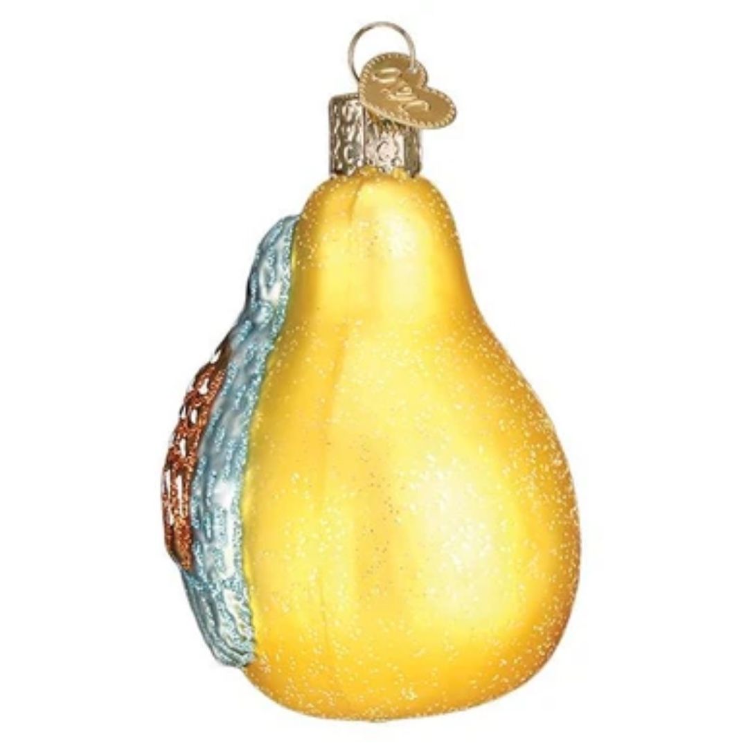 Old World Christmas - Partridge In A Pear Ornament-Southern Agriculture