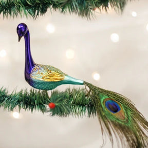 Old World Christmas - Clip-on Magnificent Peacock Ornament-Southern Agriculture