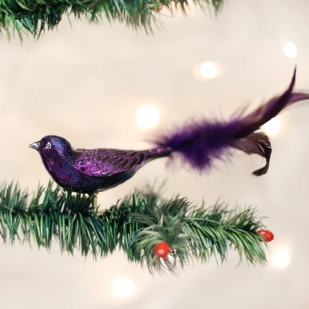 Old World Christmas - Purple Martin Ornament-Southern Agriculture