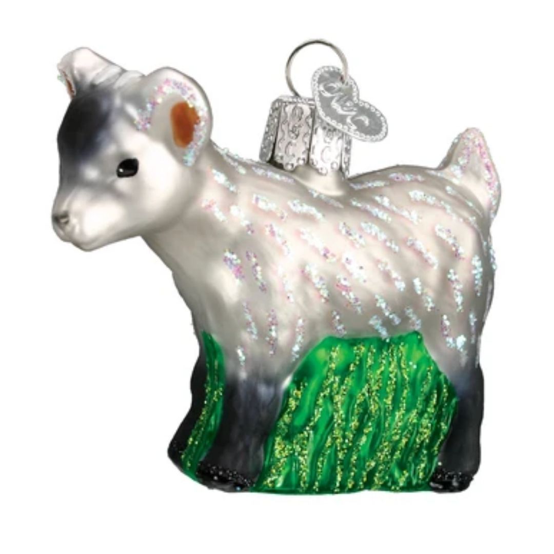 Old World Christmas - Pygmy Goat Ornament-Southern Agriculture