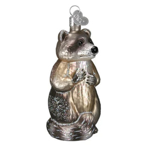 Old World Christmas - Raccoon Ornament-Southern Agriculture
