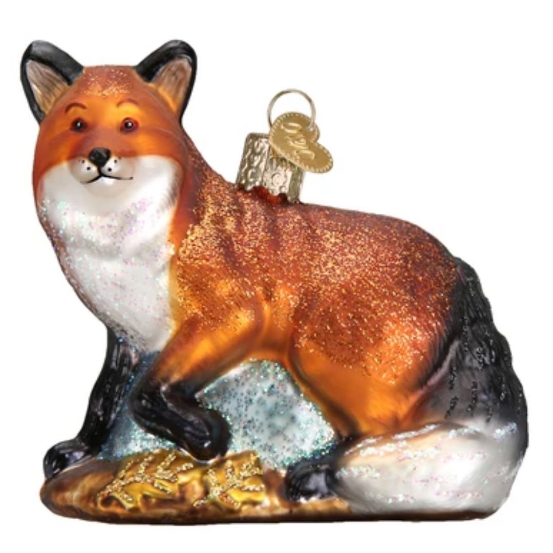 Old World Christmas - Red Fox Ornament-Southern Agriculture