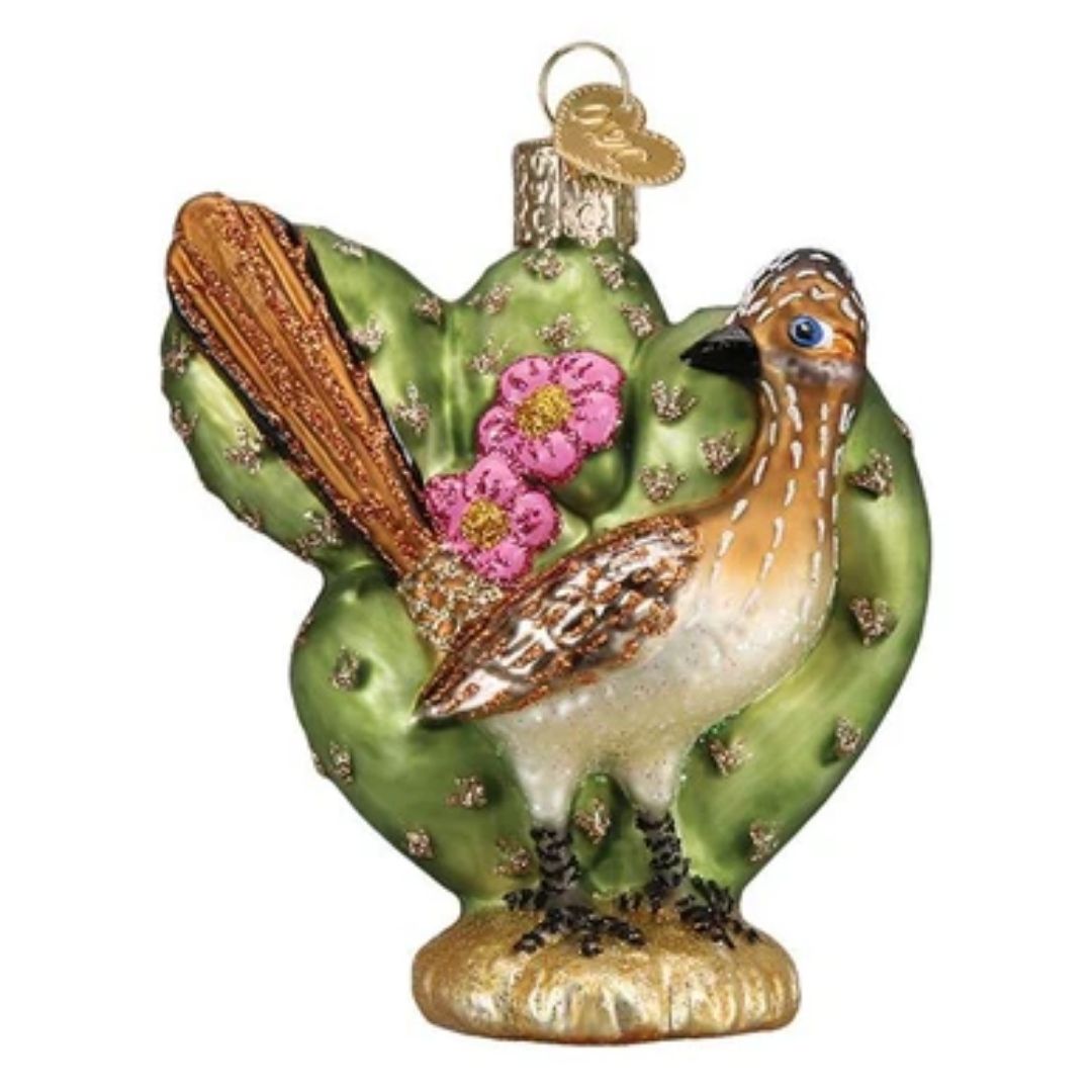 Old World Christmas - Roadrunner Ornament-Southern Agriculture