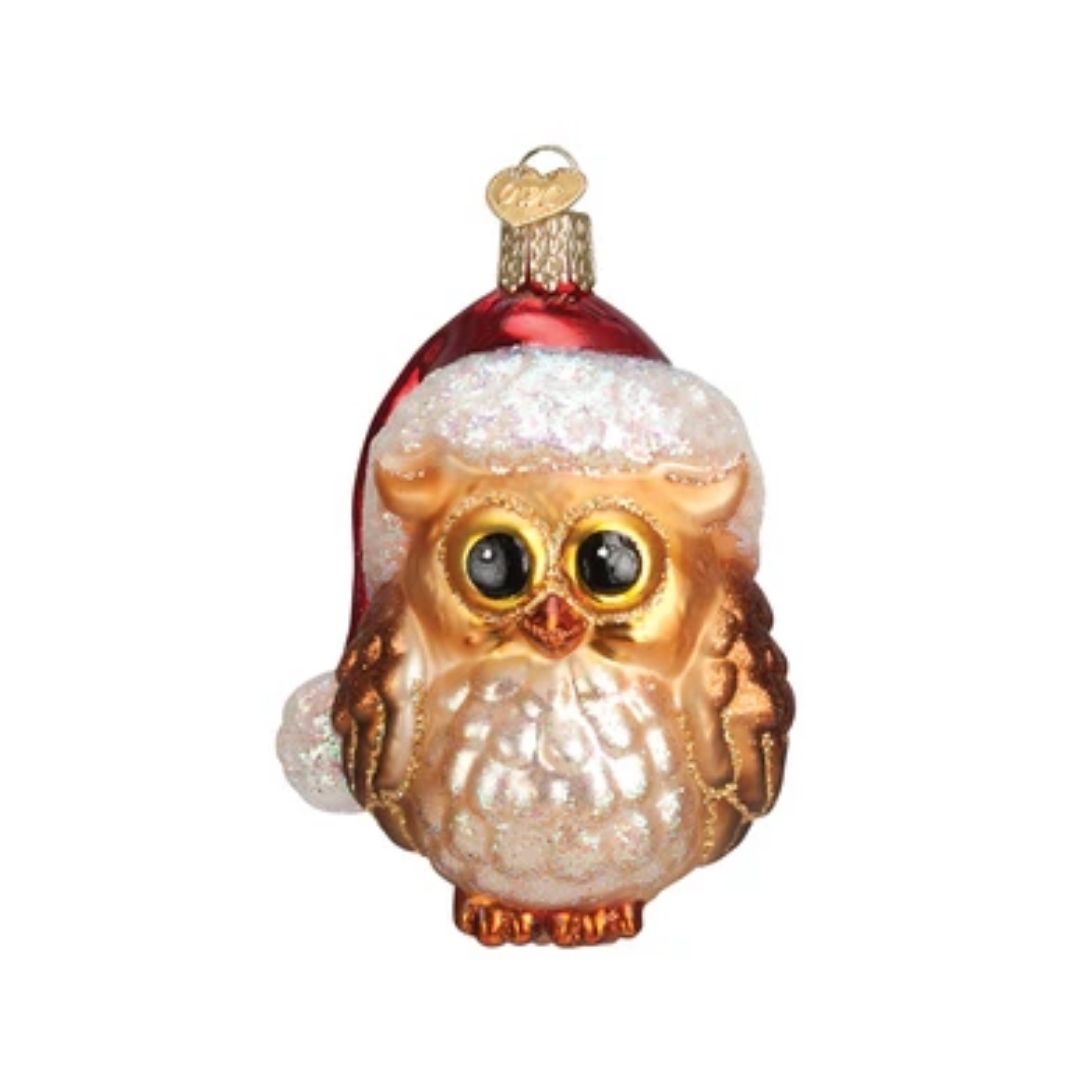 Old World Christmas - Santa Owl Ornament-Southern Agriculture