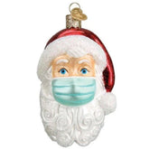 Old World Christmas - Santa With Face Mask-Southern Agriculture