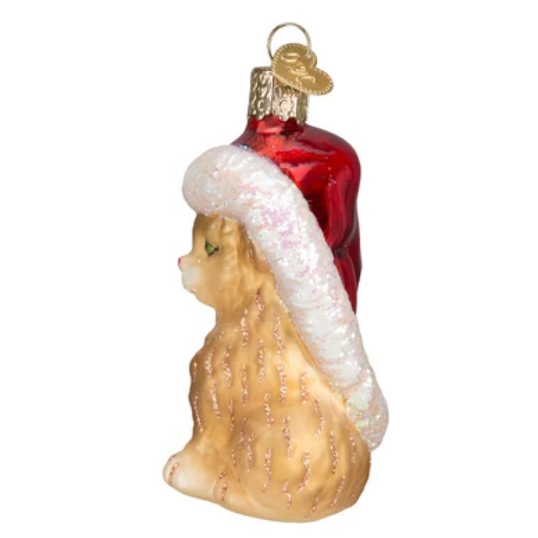 Old World Christmas - Santa's Kitten Ornament-Southern Agriculture