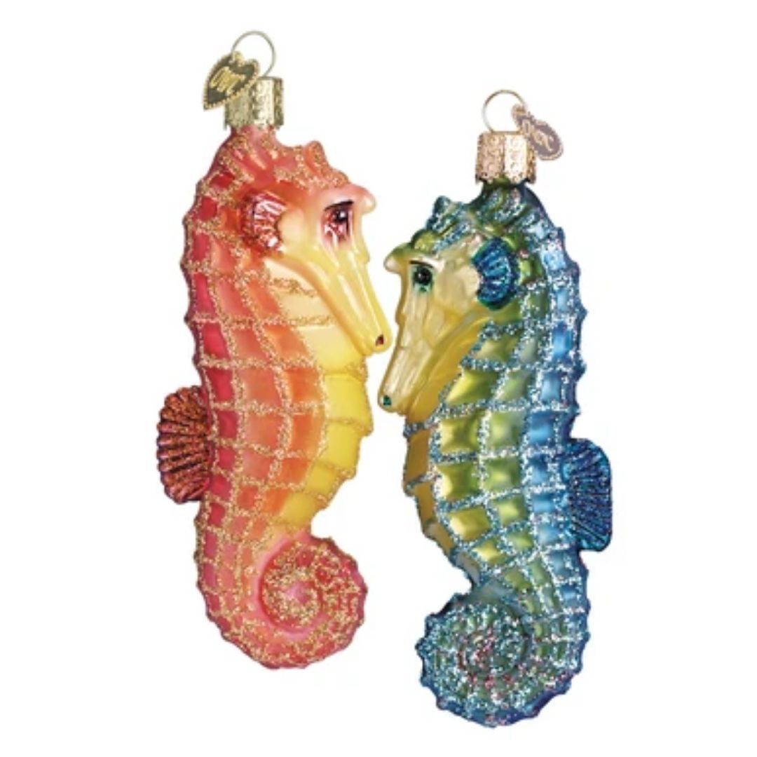 Old World Christmas - Sea Horse Ornament-Southern Agriculture