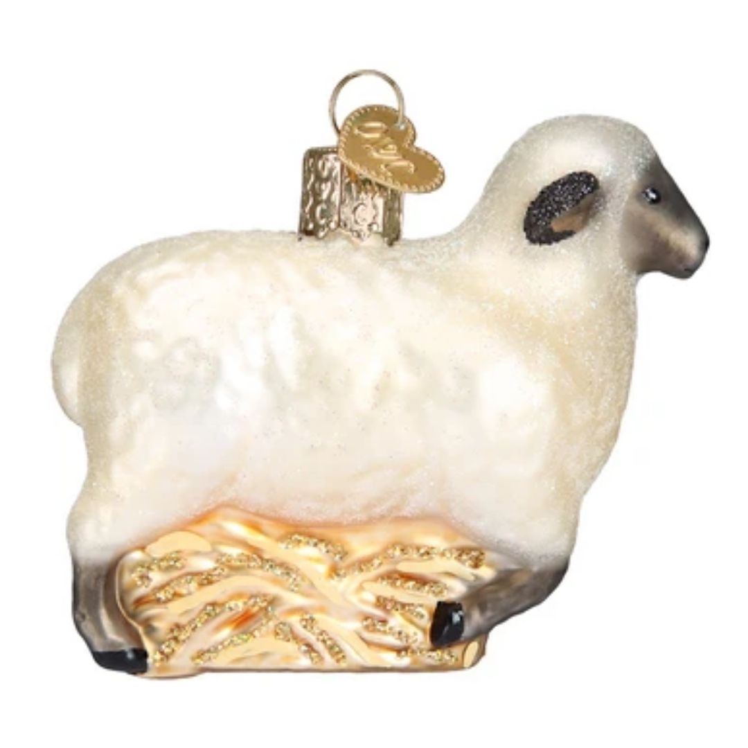 Old World Christmas - Sheep Ornament-Southern Agriculture