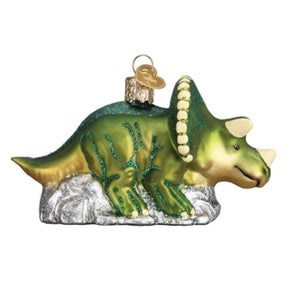 Old World Christmas - Triceratops Ornament-Southern Agriculture