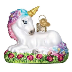Old World Christmas - Baby Unicorn Ornament-Southern Agriculture