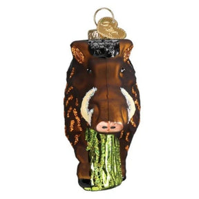 Old World Christmas - Warthog Ornament-Southern Agriculture