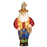 Old World Christmas - Western Santa Ornament-Southern Agriculture