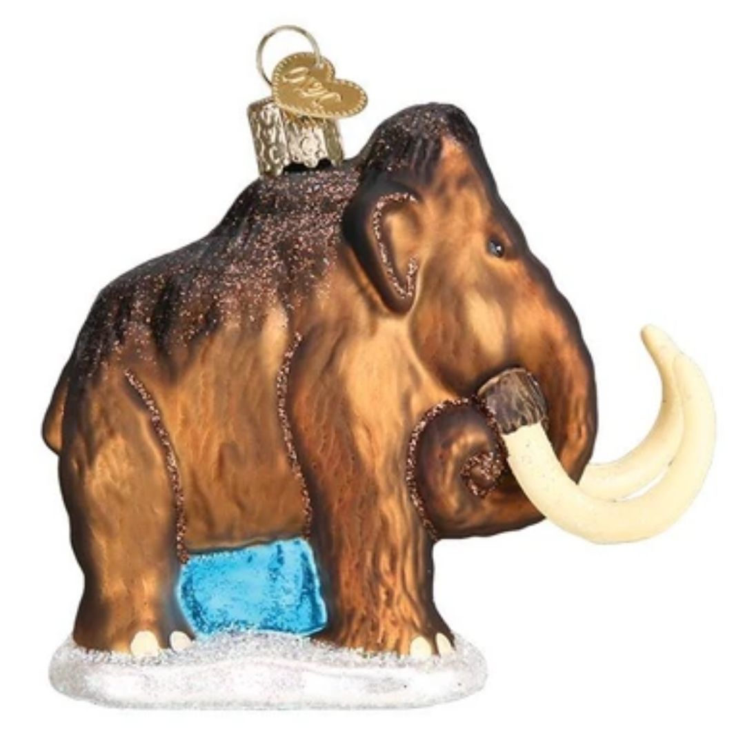 Old World Christmas - Woolly Mammoth Ornament-Southern Agriculture