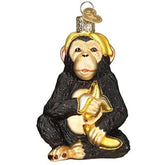 Old World Christmas - Chimpanzee Ornament-Southern Agriculture