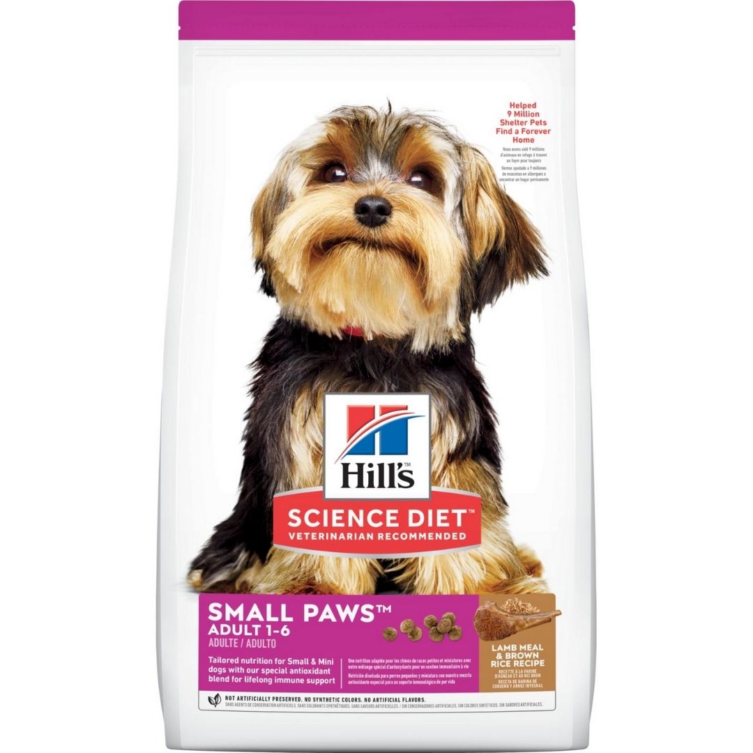 Hill's Science Diet - Adult Small Paws Lamb Meal & Brown Rice Dry Dog Food-Southern Agriculture