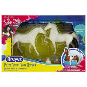 Breyer - Paint Your Own Horse | Quarter Horse & Saddlebred-Southern Agriculture