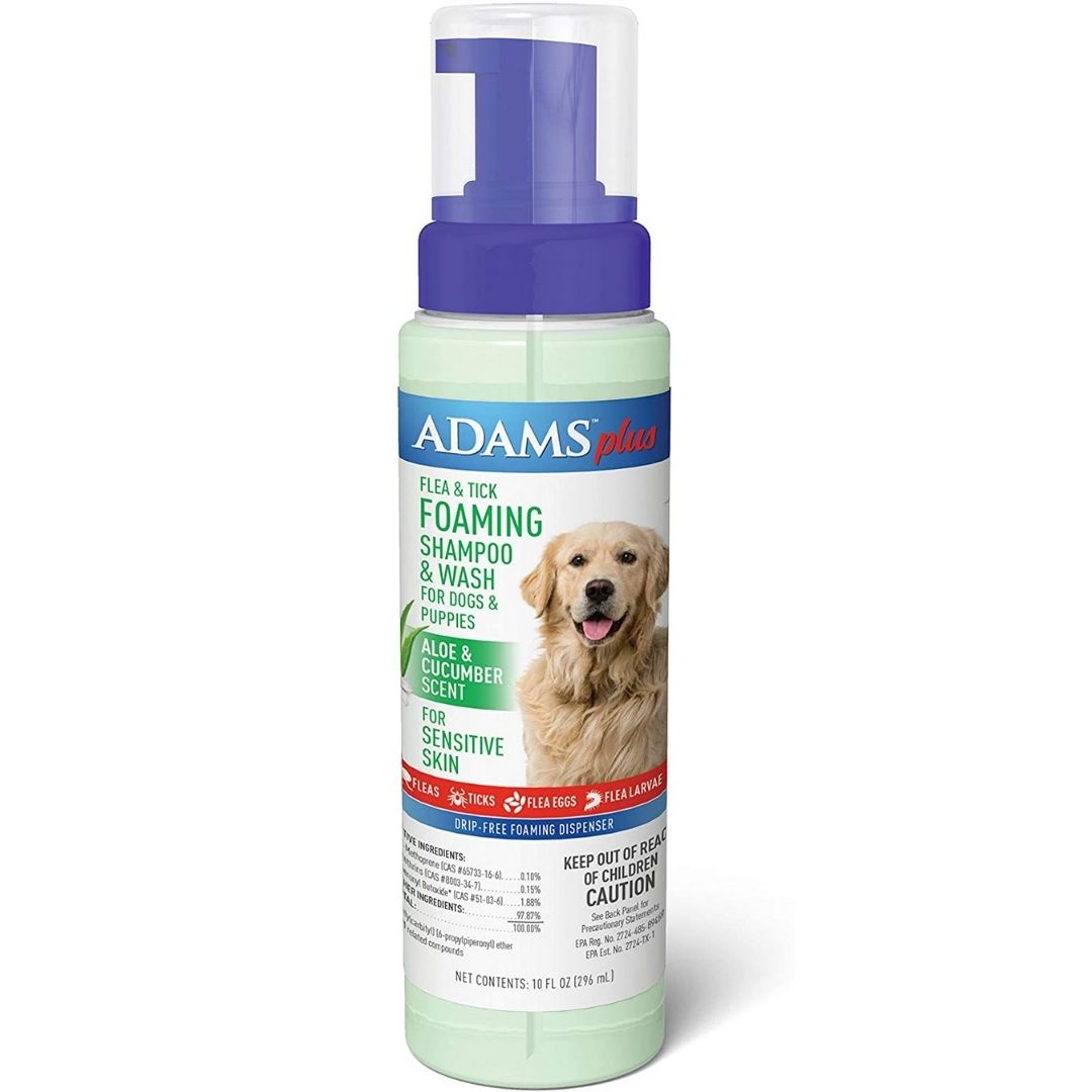 Adams Plus - Flea & Tick Foaming Shampoo & Wash for Dogs & Puppies-Southern Agriculture