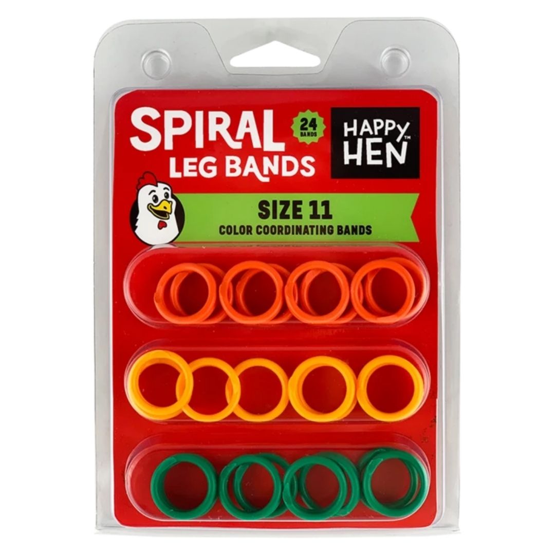 Happy Hen - Spiral Leg Band for Chickens-Southern Agriculture