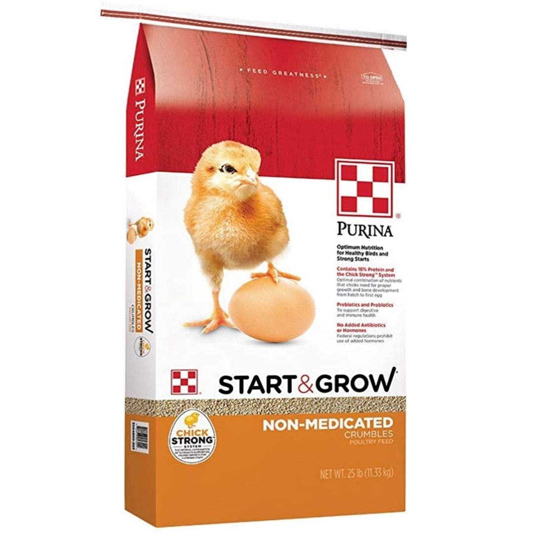 Purina - Start and Grow Non-Medicated Chick Feed Crumbles-Southern Agriculture