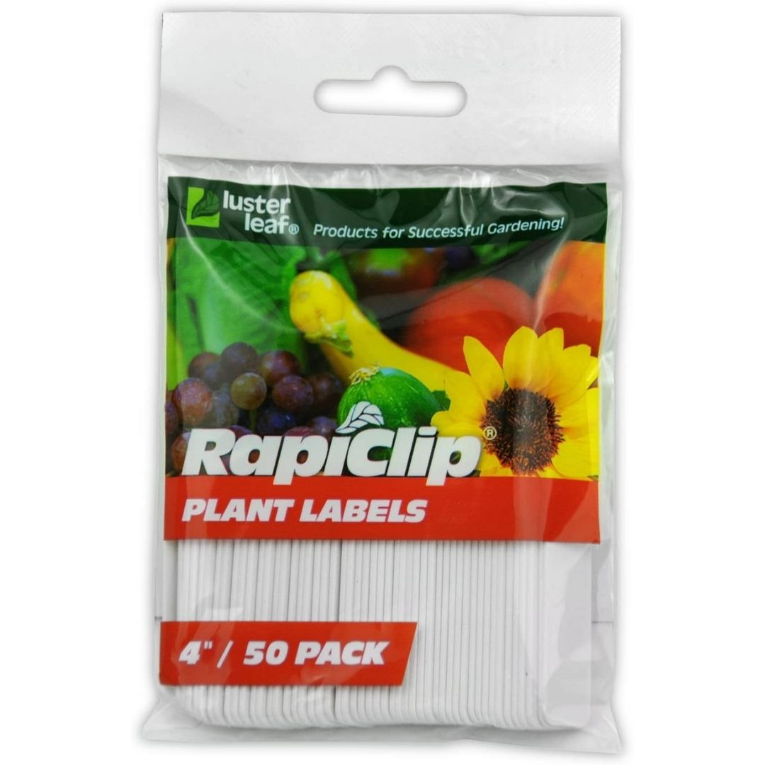 Luster Leaf - Rapiclip 4-Inch Garden Plant Labels - 50 Pack-Southern Agriculture
