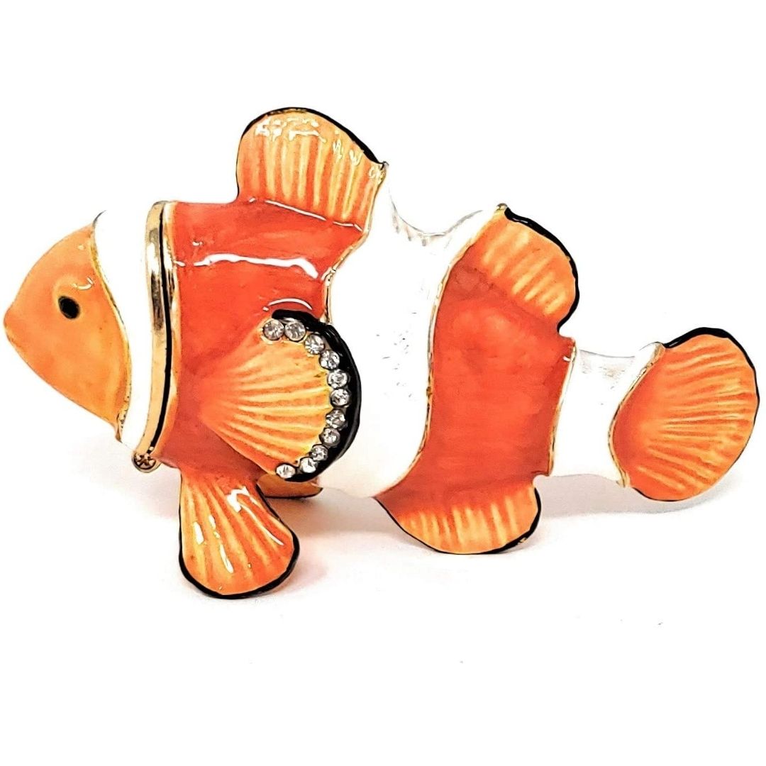 Kubla Crafts - Clownfish Jeweled Trinket Box-Southern Agriculture