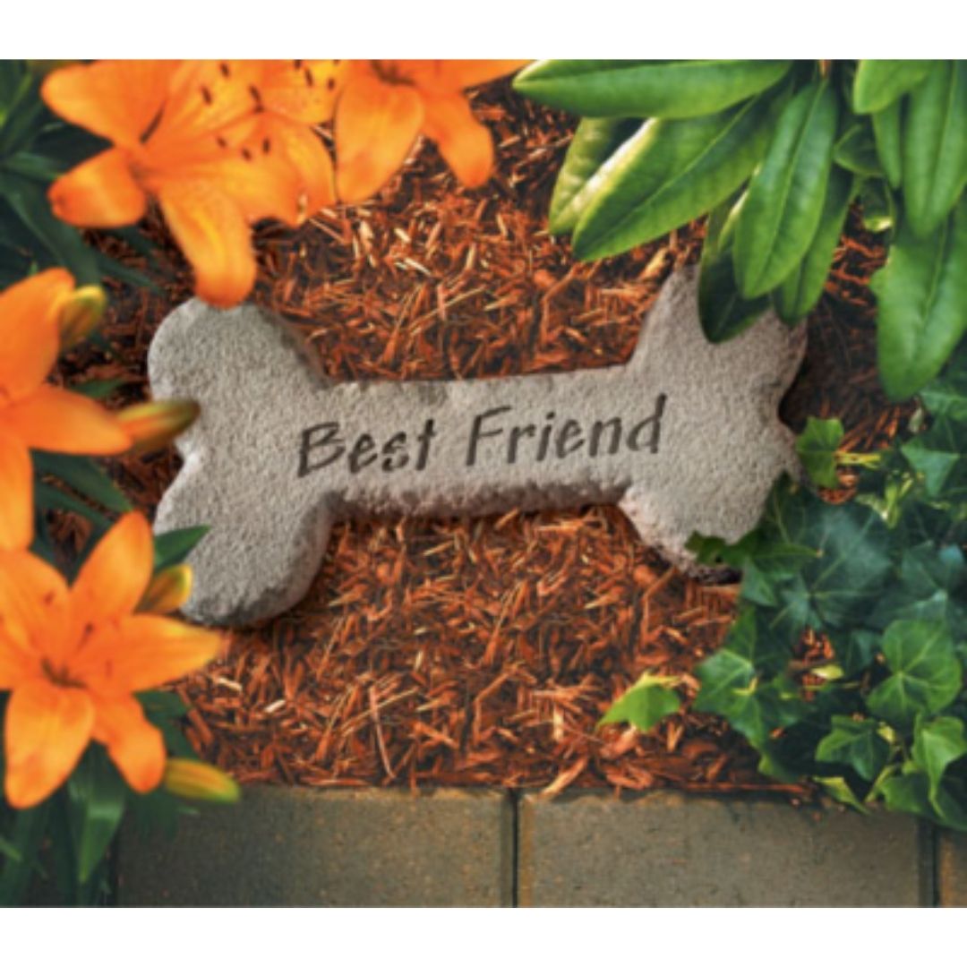 Kay Berry - Dog Bone Garden Accent Stone-Southern Agriculture