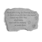 Kay Berry - Have You a Dog In Heaven, Lord? Garden Accent Stone-Southern Agriculture