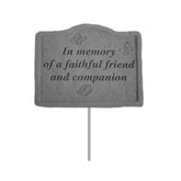 Kay Berry - In Memory of a Faithful Friend Garden Stake-Southern Agriculture