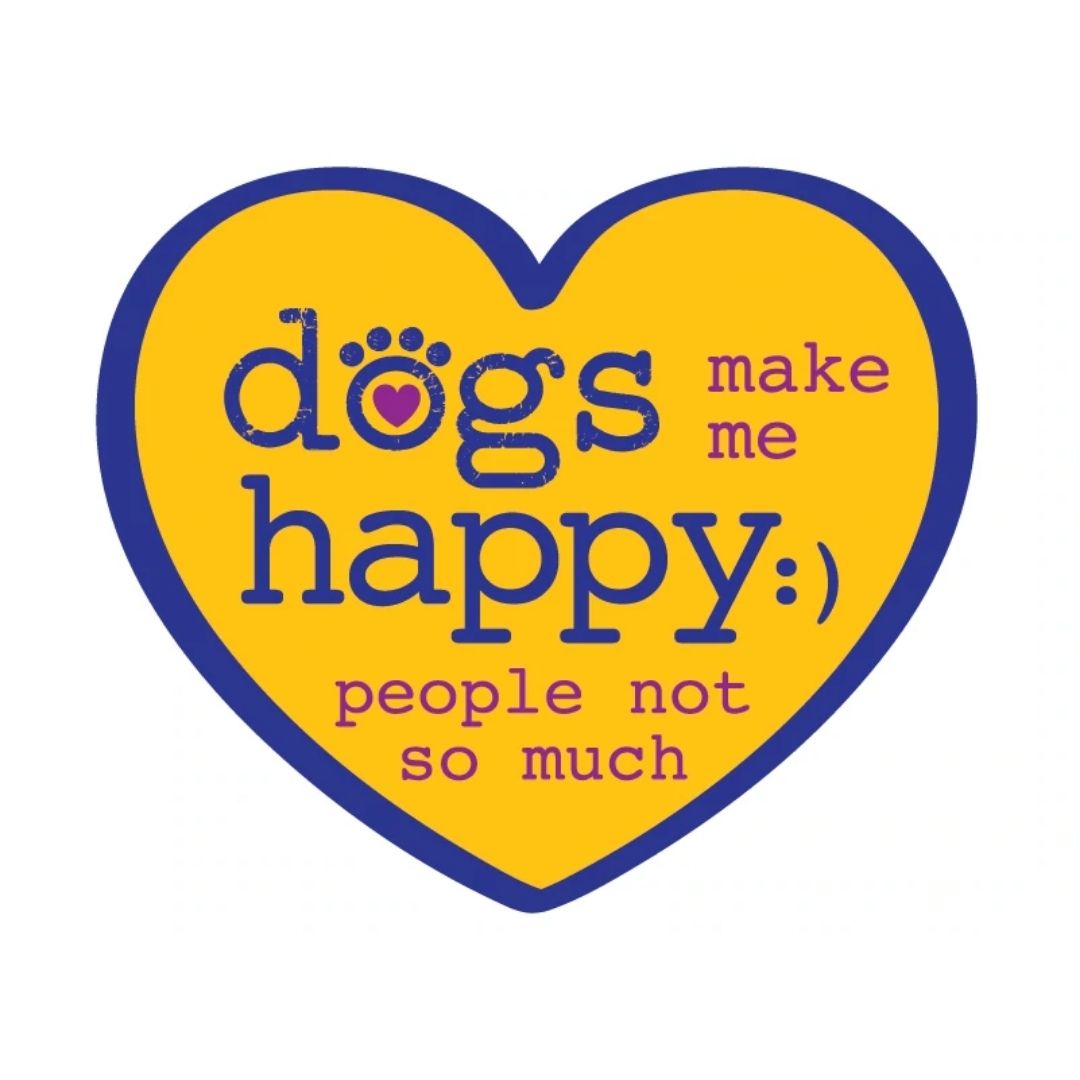 Dog Speak Dogs Make Me Happy Decal-Southern Agriculture