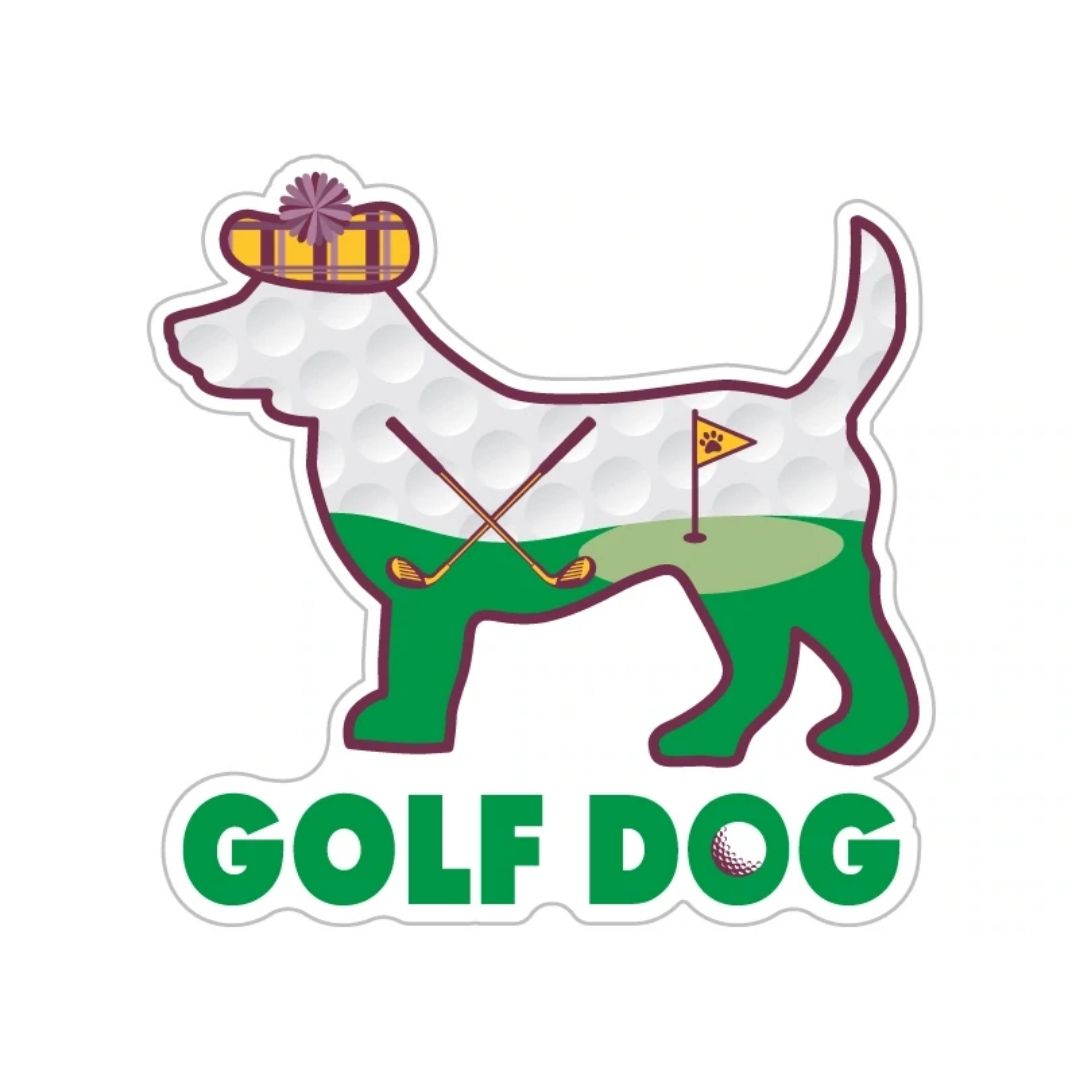 Dog Speak Golf Dog Decal-Southern Agriculture