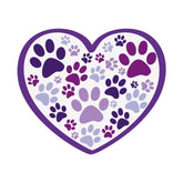 Dog Speak Heart with Paws Decal-Southern Agriculture