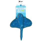 Spunky Pup Clean Earth Plush Stingray Dog Toy - Southern Agriculture