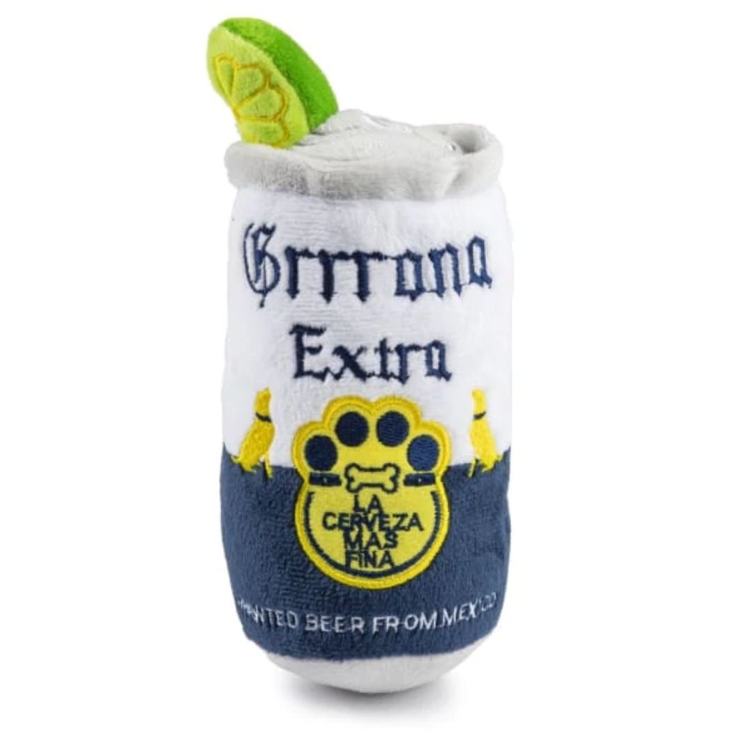 Haute Diggity Dog - Grrrona Can with Lime Dog Toy