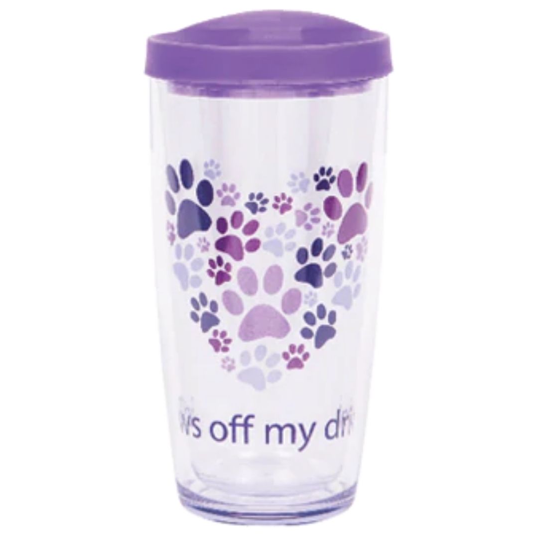 Paws Off My Drink Coffee Tumbler