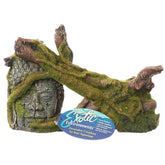 Moss Covered Ruin and Roots Fish Tank Ornament