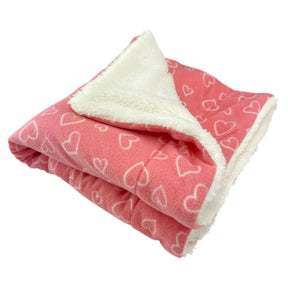 Klippo Blush of Love Fleece/Ultra-Plush Blanket