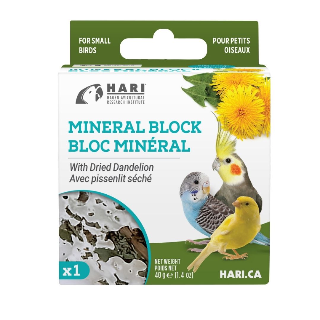 Mineral Block for Small Birds - Dried Dandelion