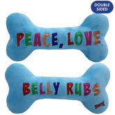 Huxley & Kent - Lulubelles Peace, Love & Belly Rubs Dog Toy
