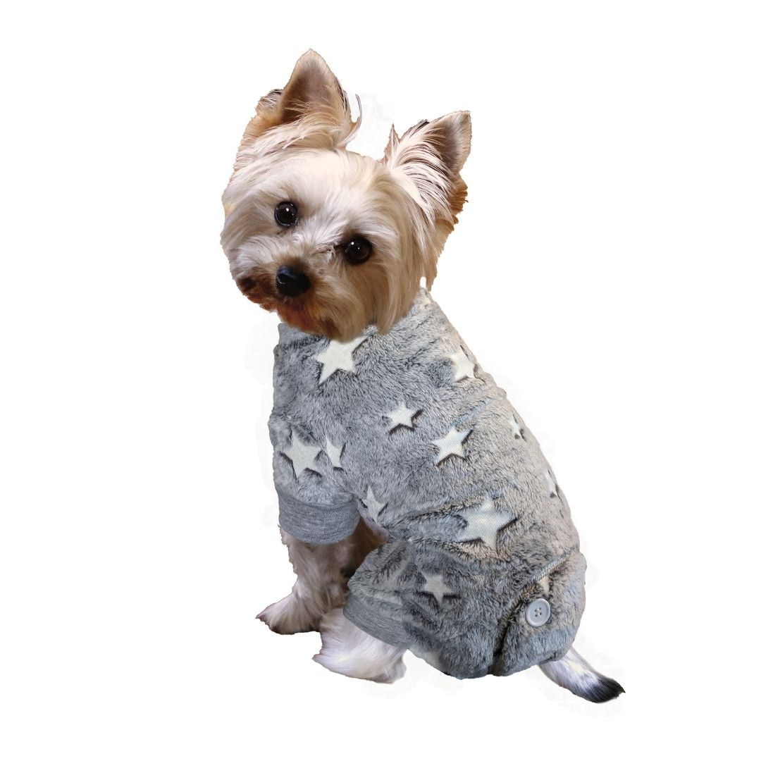 Ethical Pet Shiny Star Glow-in-the-Dark Pajamas